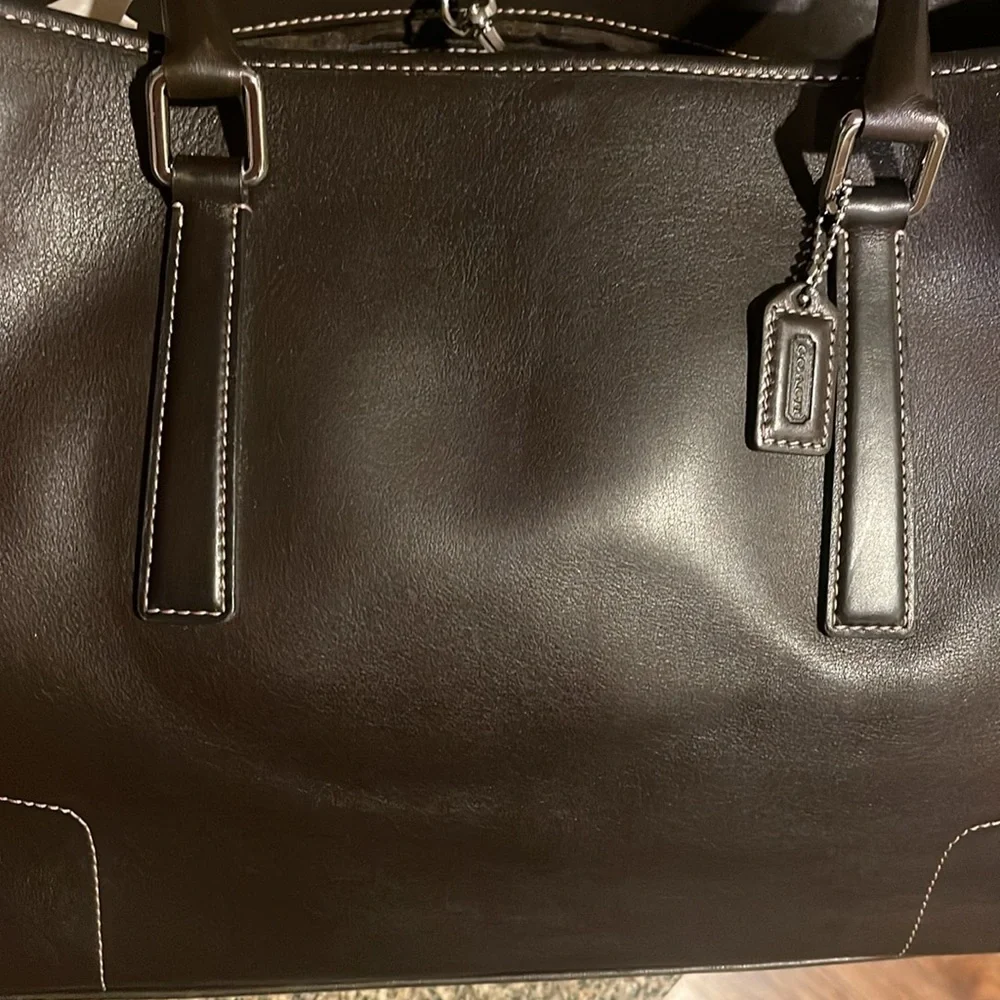COACH leather RARE vintage Y2K brown Tote bag